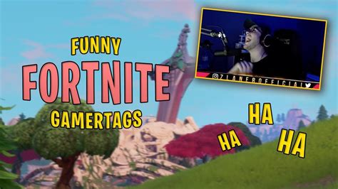 FUNNY FORTNITE GAMERTAGS! - YouTube