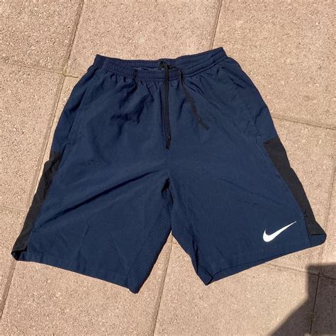 Nike Men's Navy and Blue Shorts | Depop