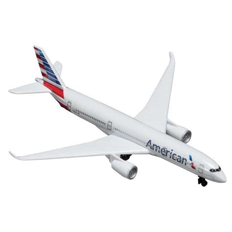 Diecast Metal Aircraft Toy Commercial Airplane - American Airlines Airbus A350 - Walmart.com