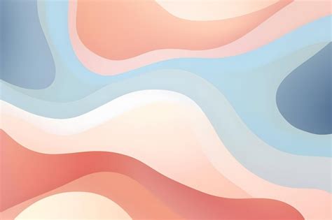 Premium AI Image | a design background with abstract shape in pastel minimalist backgrounds