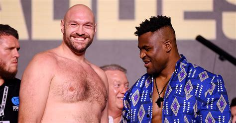 Tyson Fury vs. Francis Ngannou weigh-in results: Fury 5 pounds heavier ...