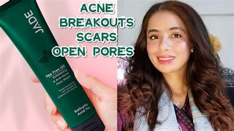 Jade salicylic acid tea tree face wash acne oily skin care | zartasha zar | - YouTube