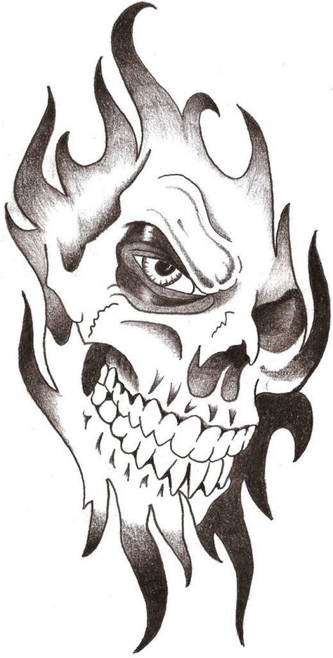 How to Draw a Skull? 30+ Skull Tattoo Drawings - HARUNMUDAK