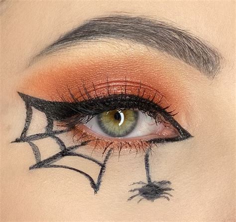 Halloween Spider Web Eyeliner | Halloween eye makeup, Halloween makeup ...