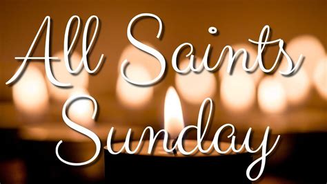 All Saints' Sunday | November 1, 2020 - YouTube