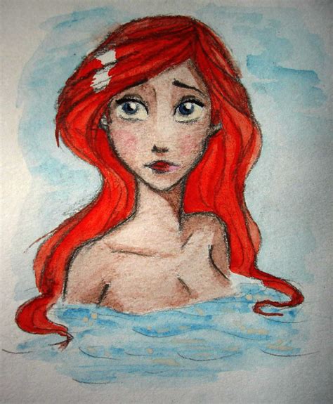 Little sad Ariel by Lulu-Lomaki on DeviantArt