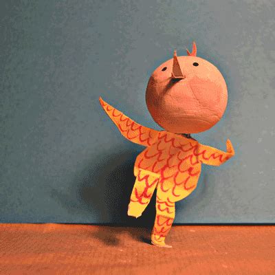 Stop-Motion Bird GIF by Philippa Rice - Find & Share on GIPHY