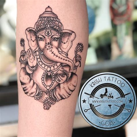 LORD GANESHA TATTOO | Best Tattoo Artist In Goa | Krish Tattoo Studio Goa