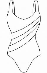 Girl Swimsuit coloring page  ColouringPages sketch template