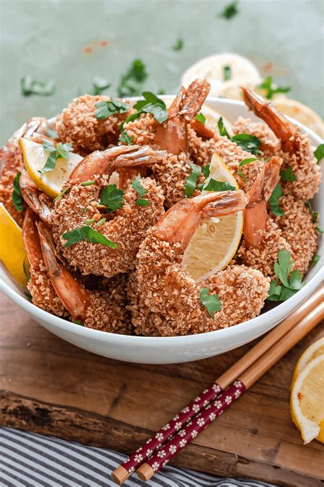 Crispy Panko Fried Shrimp Recipe - More With Less Today