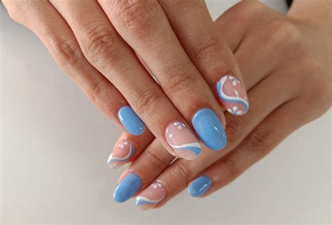 Sky Blue Nails Meaning 2023 Sky Blue Nails Design Steps