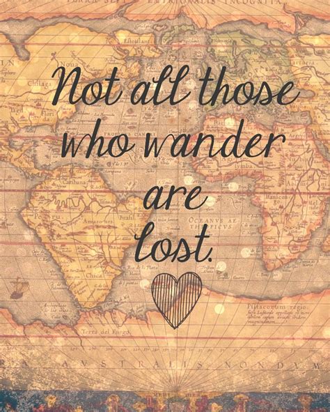 Not All Those Who Wander Are Lost Printable | Etsy