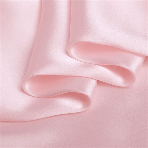 Light Pink Charmeuse 100% Pure Silk Fabric for Fashion