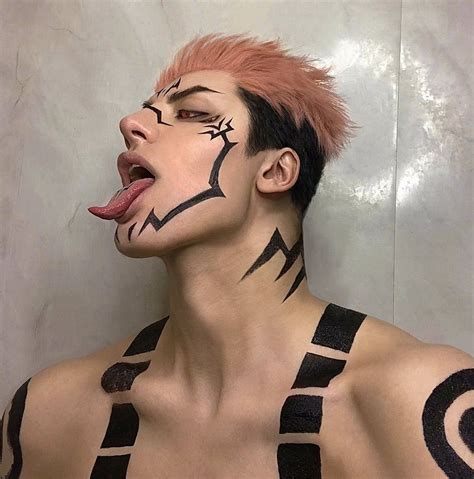 Villain Lady as Sukuna Ryomen from Jujutsu Kaisen (manga/anime cosplay) Cosplay Hot, Male ...