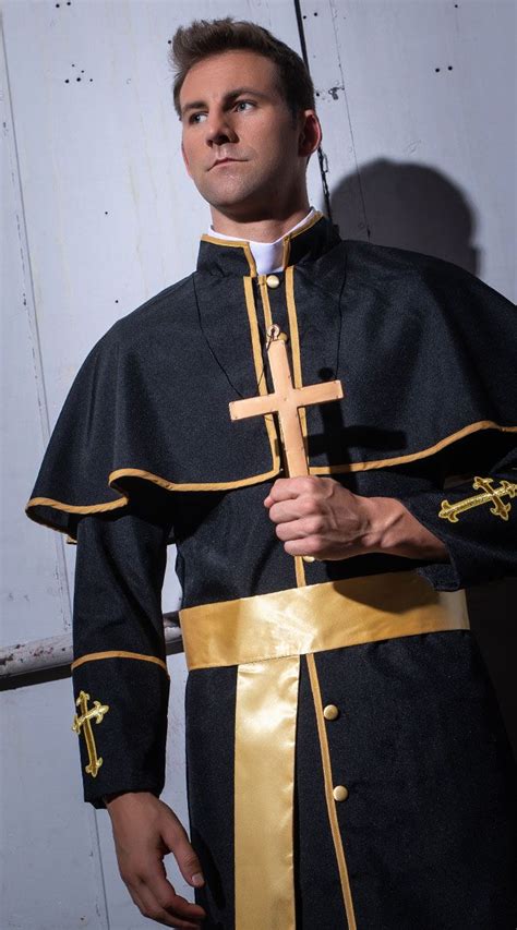 Men's Deluxe Priest Costume, men's priest costume - Yandy.com | Priest ...