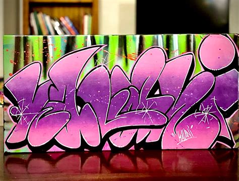 Graffiti Art Custom Name Canvas Custom Handmade Multi-colored Art for Gifts and Decor - Etsy