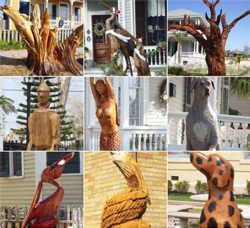 Tree Sculptures: History and Art Combined – Galveston Island Guide