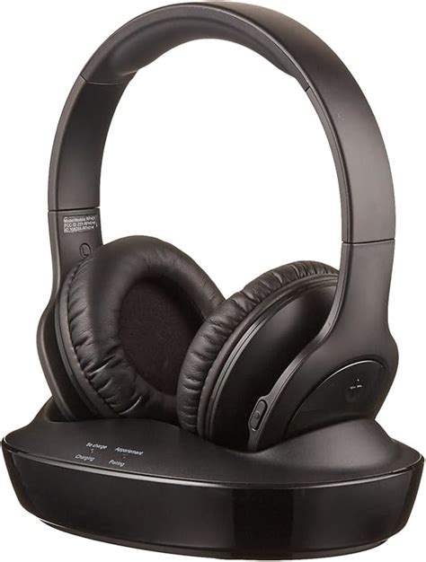 Amazon Basics Over-Ear Wireless RF Headphones with Charging Dock: Amazon.com.mx: Electrónicos