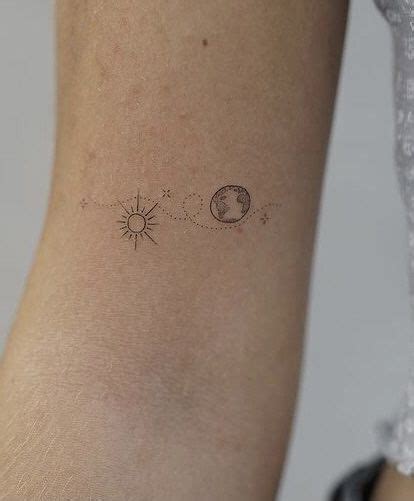 Tattoo sun & earth | Tatoeage ideeën, Tatoeage