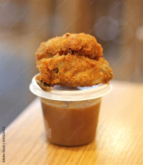 KFC Chicken and Gravy Stock Photo | Adobe Stock