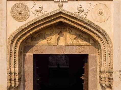 Golkonda Fort Architecture, Hyderabad, India. Stock Image - Image of dynasty, inside: 120478691