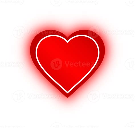 Neon Red Heart Banner, Neon Heart 10976392 PNG