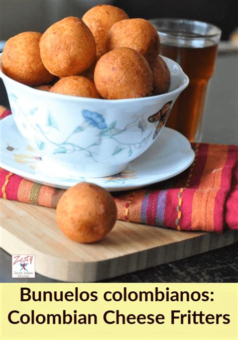 Bunuelos colombianos: Colombian Cheese Fritters - Zesty South Indian ...