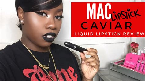 NEW MAC Caviar Retro Matte Liquid Lipstick REVIEW | THE TASTEMAKER - YouTube