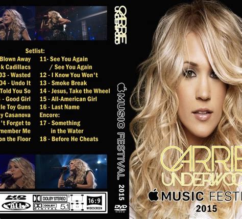 Carrie Underwood 2015 Apple Music Festival, London, UK DVD | Rock ...