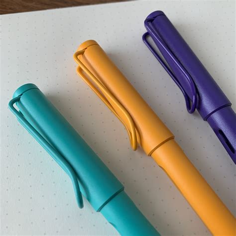 Pen Review: Lamy Safari "Candy" Special Editions — The Gentleman Stationer