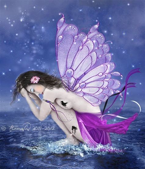 Purple Fairy | Purple art, Beautiful fairies, Art