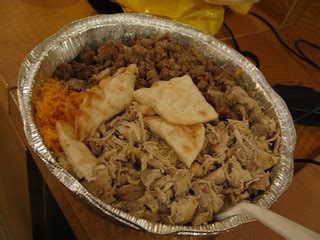 Halal cart dinner | My chicken and lamb platter from the hal… | Flickr