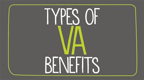 Types of VA Benefits - YouTube