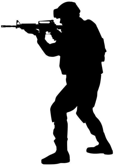 Silhouette Soldier Army Clip art - Soldier Silhouette Cliparts png ...