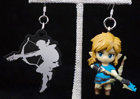 Link Earrings Zelda Game Breath of the Wild Earrings | Etsy | Etsy ...