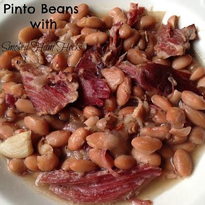 Pinto Beans with Smoked Ham Hocks Turnips 2 Tangerines