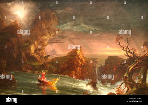 The Voyage of Life - Manhood by Thomas Cole Stock Photo - Alamy