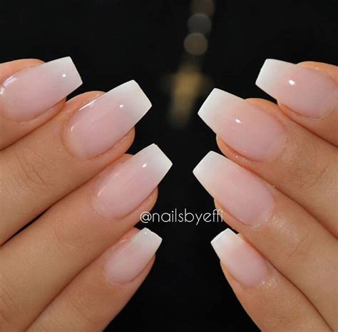 French Ombré | Nagelideen, Französische maniküre designs, Ombre nageldesign