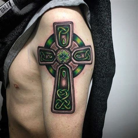 93 Celtic Cross Tattoos for Men [2024 Inspiration Guide] | Celtic cross ...