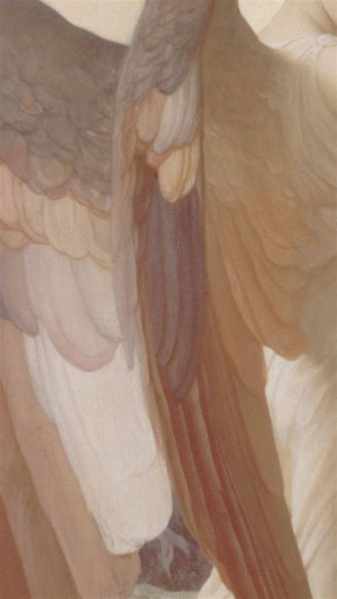 Download Aesthetic Beige Angel Wings Wallpaper | Wallpapers.com