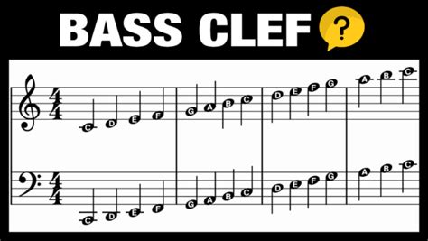 Bass Clef Note Names (Quick Guide) – Professional Composers