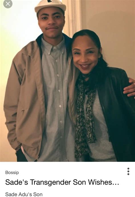 Sade with her transgender son | Sade, Sade adu, Celebrities