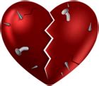 Broken Heart PNG Clip Art Image | Gallery Yopriceville - High-Quality Free Images and ...