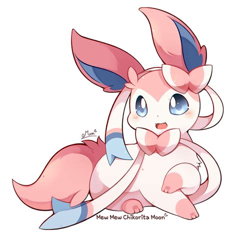 Shiny Sylveon by ChikoritaMoon on DeviantArt