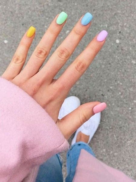 25 Cute Rainbow Nails to Brighten Up Your Day (2024) - The Trend Spotter