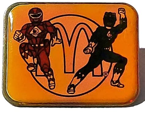 MCDONALDS RESTAURANT POWER Rangers Vintage Lapel Pin $19.95 - PicClick