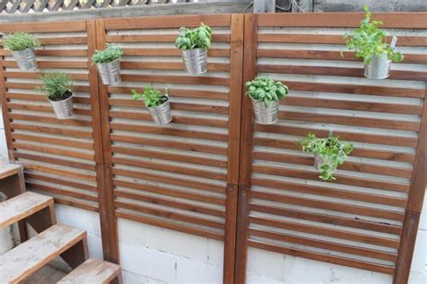 Image result for wood slat wall system hang plants and shelves | Ikea garden, Patio garden ...