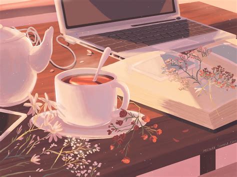 The Best 21 Anime Coffee Aesthetic Wallpaper