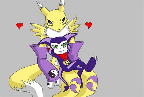 Impmon and Renamon moment by Snowflake-owl on DeviantArt