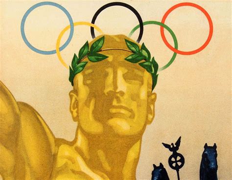 Franz Würbel - Original Vintage Summer Olympics Sport Poster 1936 Olympic Games Berlin Germany ...